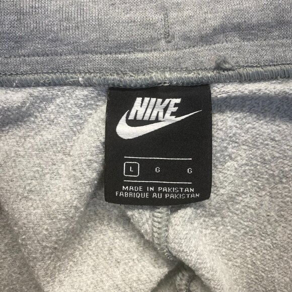 Nike Pants UNISEX Teens Sportswear Club Joggers Gray Size Large,Drawstring - Picture 3 of 11